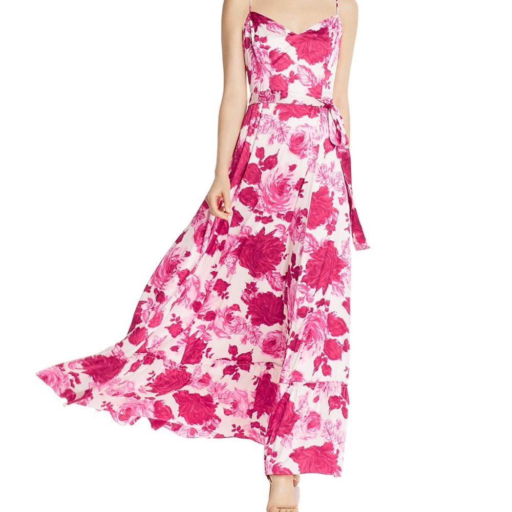 Betsey Johnson Pink and Red Floral Dress